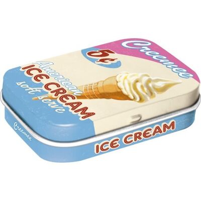 Mints box 6x9.5x2 cm. USA Ice Cream