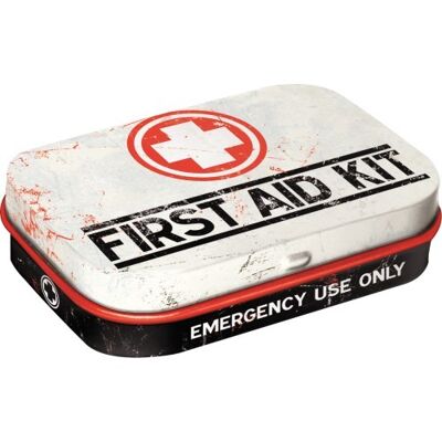 Mints box 6x9.5x2 cm. Nostalgic Pharmacy First Aid Kit - Classic