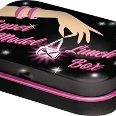 Mints box 6x9.5x2 cm. Super Model Lunch Box