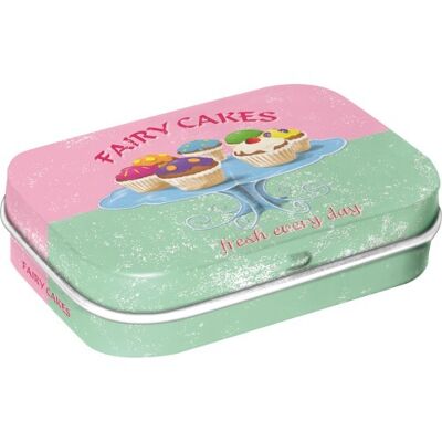 Mints box 6x9.5x2 cm. Home & Country Fairy Cakes - Fresh every Day