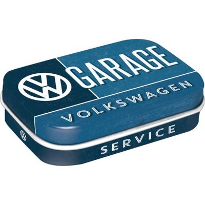 Scatola zecche 6x9,5x2 cm. Garage Volkswagen VW