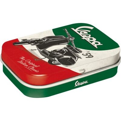 Mints box 6x9.5x2 cm. Vespa - The Italian Classic