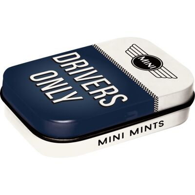 Mints box 6x9.5x2 cm. Mini Mini - Drivers Only