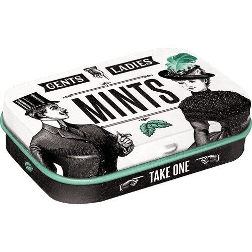 Cajita Mints 6x9,5x2 cms. Ladies & Gentlemen Mints
