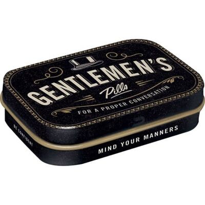 Mints box 6x9.5x2 cm. Gentlemen's Pills