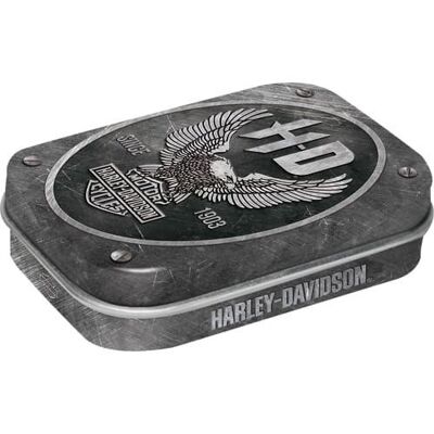 Mints box 6x9.5x2 cm. Harley Davidson - Metal Eagle