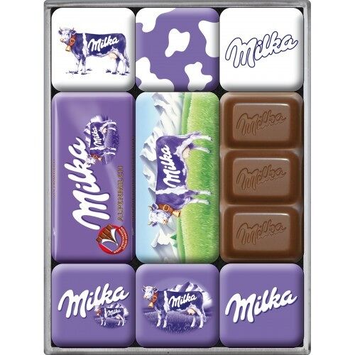 Juego de imanes (9 piezas) Traditional Brands Milka