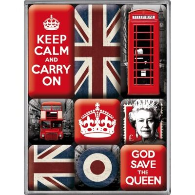 Magnet set (9 pieces) Achtung United Kingdom