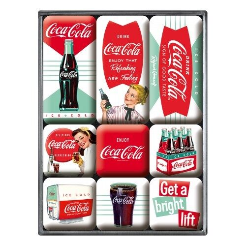 Juego de imanes (9 piezas) Coca-Cola - Diner