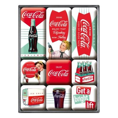 Set of magnets (9 pieces) Coca-Cola - Diner