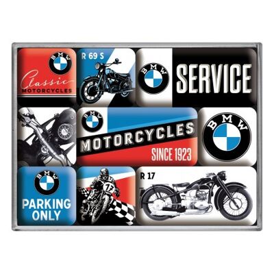 Jeu d'aimants (9 pièces) BMW - Motos