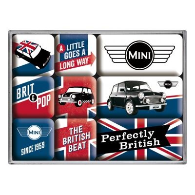 Magnet set (9 pieces) Mini Mini - Union Jack