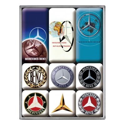 Jeu d'aimants (9 pièces) Mercedes-Benz Mercedes-Benz - Logo Evolution
