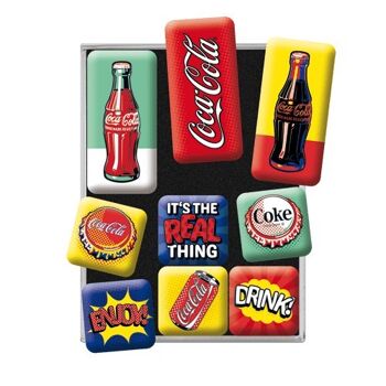 Set d'aimants (9 pièces) Coca Cola - Pop Art 2