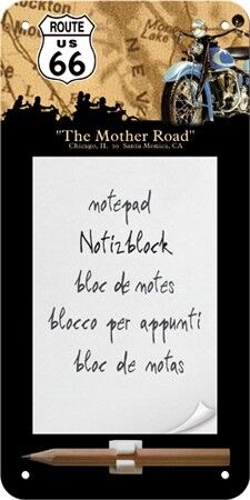 Blocco note magnetico della mappa Route 66