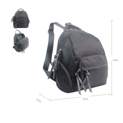 Nolene Nylon Backpack Black