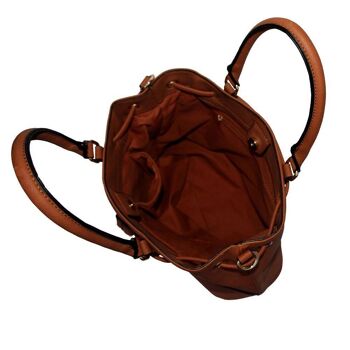 Sac Cabas Elspeth - Noir Marron Clair 6