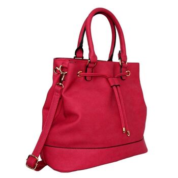 Sac Cabas Elspeth - Noir Fuchsia 5