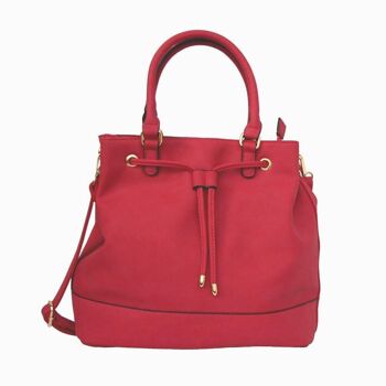 Sac Cabas Elspeth - Noir Fuchsia 1