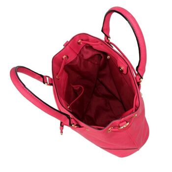 Sac Cabas Elspeth - Noir Fuchsia 3