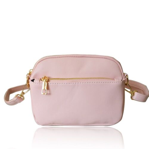 Anne Marie Lightweight Soft Feel Shoulder Bag - Pink