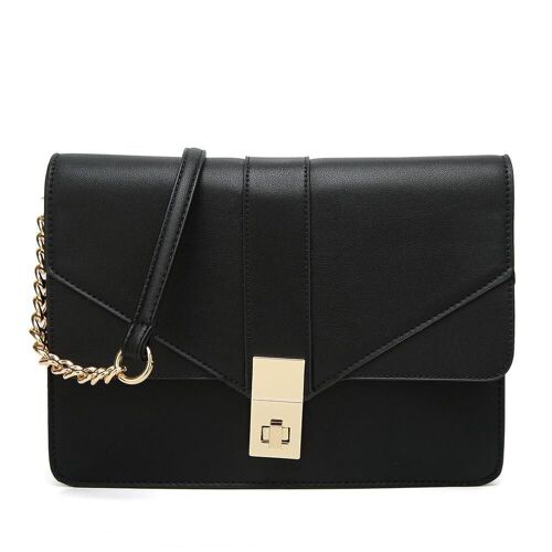 Tori Panel Cross Body Bag Black