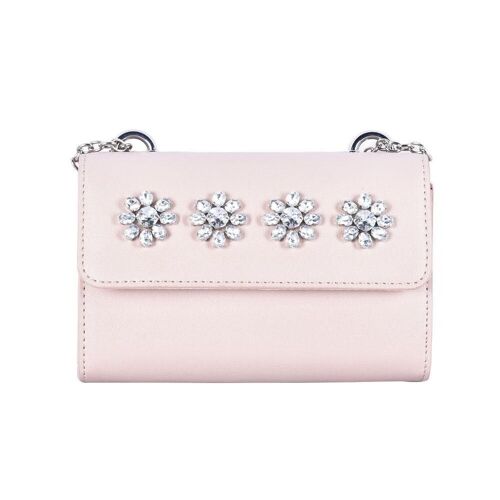 Katra Diamante Detail Mini Bag Pink