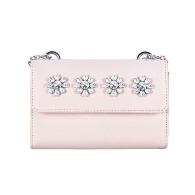 Katra Diamante Detail Mini Bag Pink