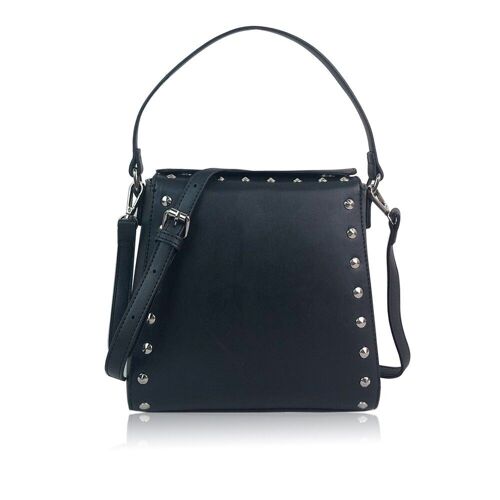 Catina Studded Crossbody Bag - Black