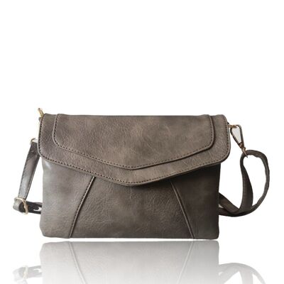 Ellie Envelope Style Crossbody Bag - Khaki