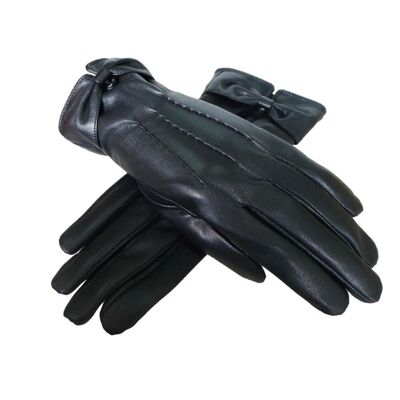 Schwarze Schleife Damenhandschuh Handschuh