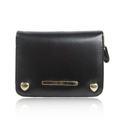 Bar Short Purse Black