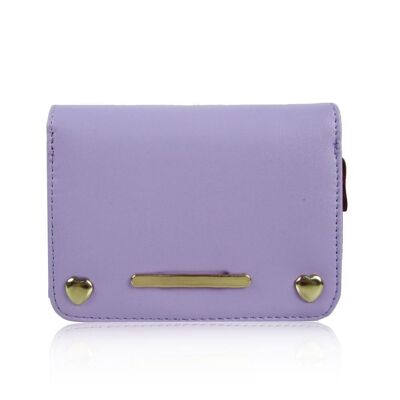 Bar Short Purse Light Purple