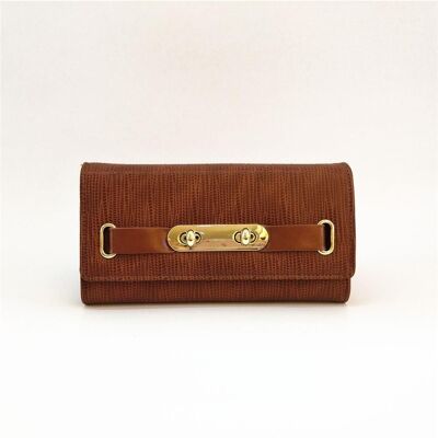 New Anneli Belt Borsa in ecopelle Portafoglio classico sofisticato marrone