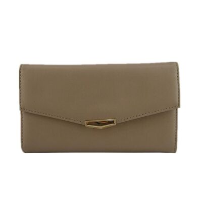 Sinead Envelope Flap Purse Dunkelbeige