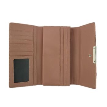 Porte-Monnaie Safran Rose Marron 6