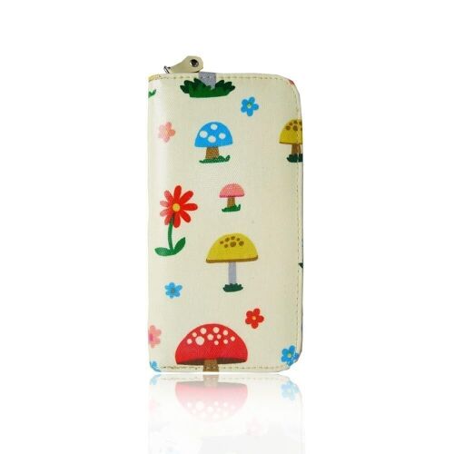 Mushroom Purse Long Beige