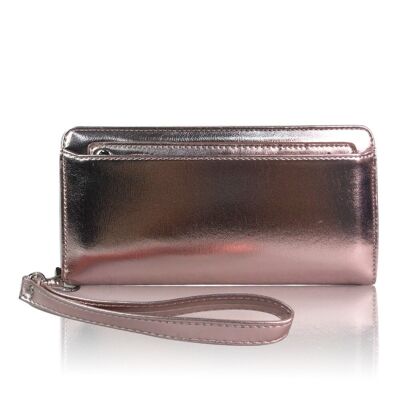 Lerae Zip-Around Purse - Pink