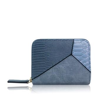 Petit porte-monnaie Amalia Animal Bleu 4