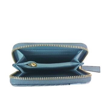 Petit porte-monnaie Amalia Animal Bleu 6