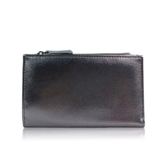 Naima Slip Wallet Purse Pewter