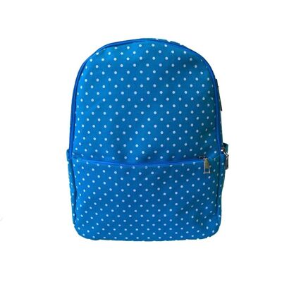 Mini Polka Dot Single Pocket Backpack Turquoise