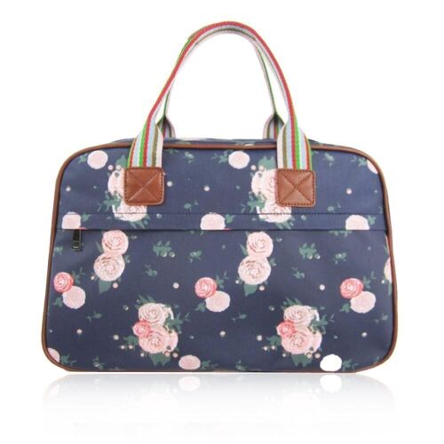 Blossom Flower Weekend Bag Navy