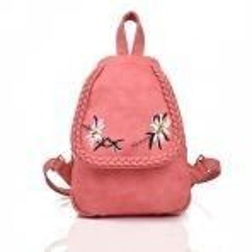 Lola Flower Print Backpack Pink