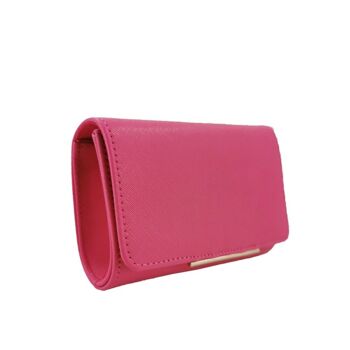 Mini Pochette Barre Métallique Fuschia 4