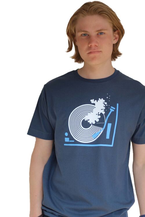 Sound Wave T-shirt - Denim