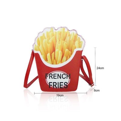 French Fries Novelty Bag - Red