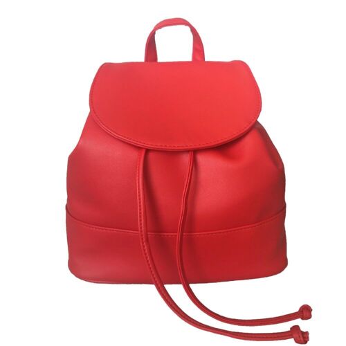 Chloe Front flap Backpack - Black Red