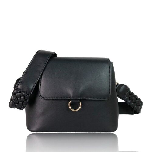 Marcia Small Shoulder Party Bag Black