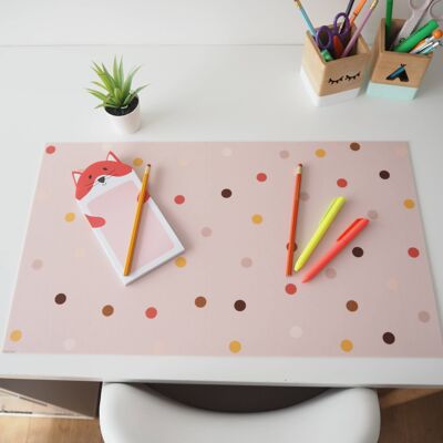 Desk Pad - Desk Protector - Confetti Autumn Model